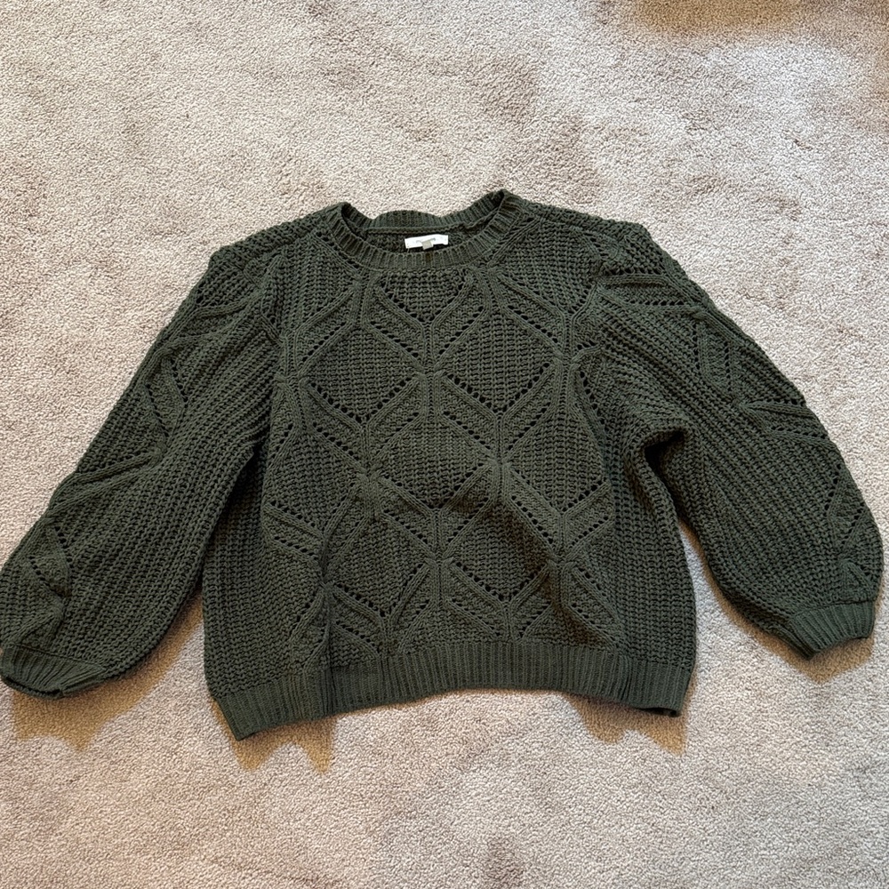 Maurices Forest Green Knit Sweater